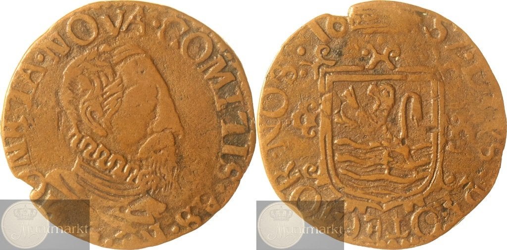 Reckheim - Oord 1657 'Ferdinand d'Aspremont-Lynden', Postzegels en Munten, Munten | Nederland, Ophalen of Verzenden, Vóór koninkrijk