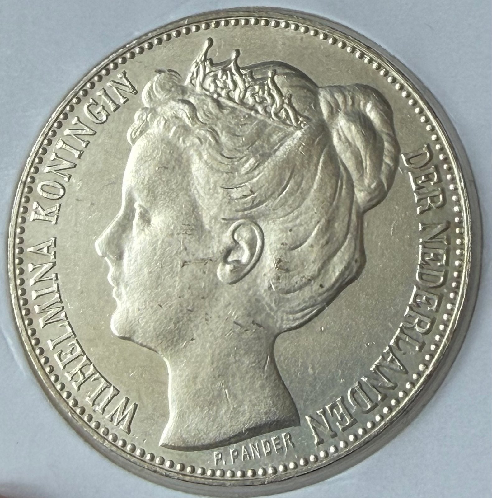 Zilveren 2½ Gulden Koningin Wilhelmina 1898, Postzegels en Munten, Munten | Nederland, Verzenden, Zilver, Koningin Wilhelmina