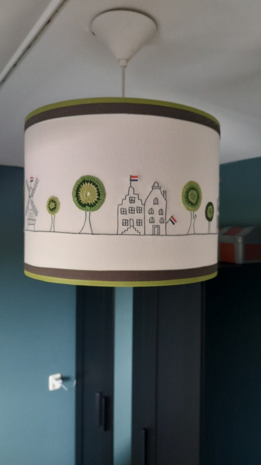 Prachtige hanglamp voor kinderkamer, Ophalen of Verzenden