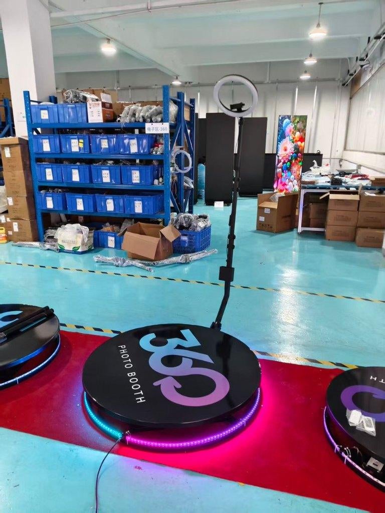 DJLicht 80cm 360 graden fotobooth, Muziek en Instrumenten, Geluidgestuurd, ., Overige typen, Nieuw