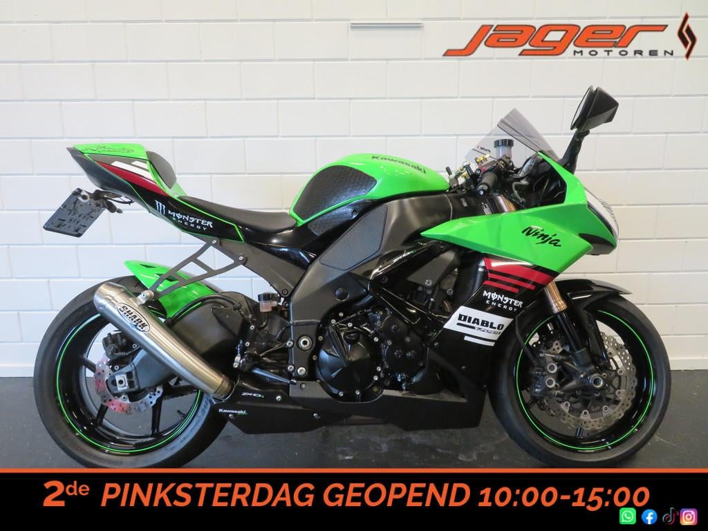 Kawasaki NINJA ZX-10R SPECIAL EDITION SHARK! (bj 2008), Bedrijf, Super Sport, 1000 cc