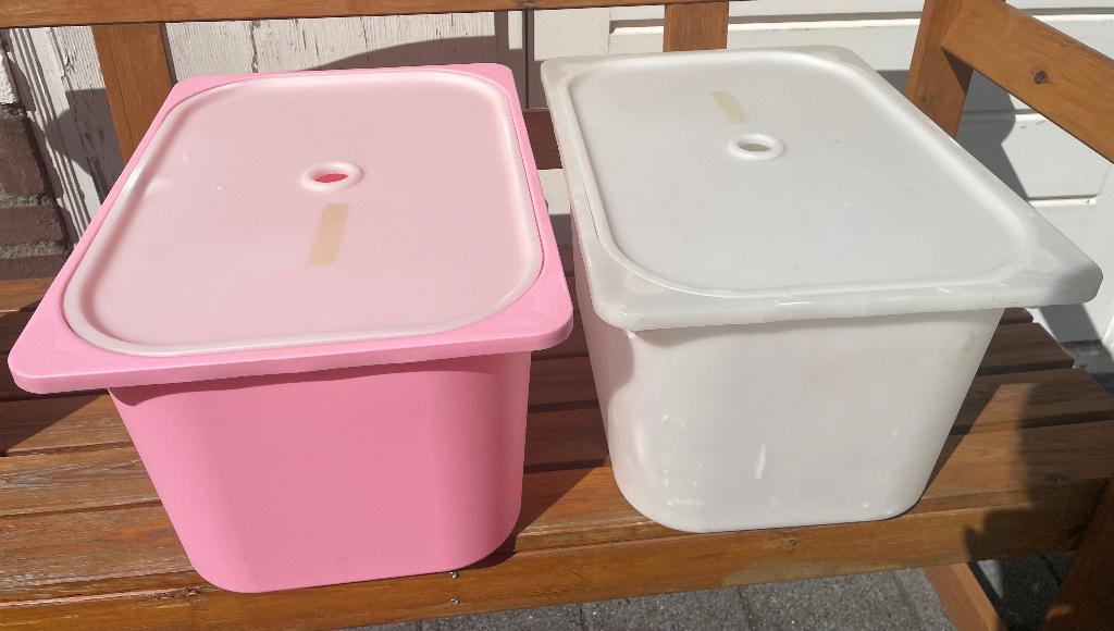 Ikea trofast opbergbak bakken met deksel, Doe-het-zelf en Verbouw, Kratten en Dozen, Ophalen of Verzenden, Minder dan 40 cm, Minder dan 35 cm