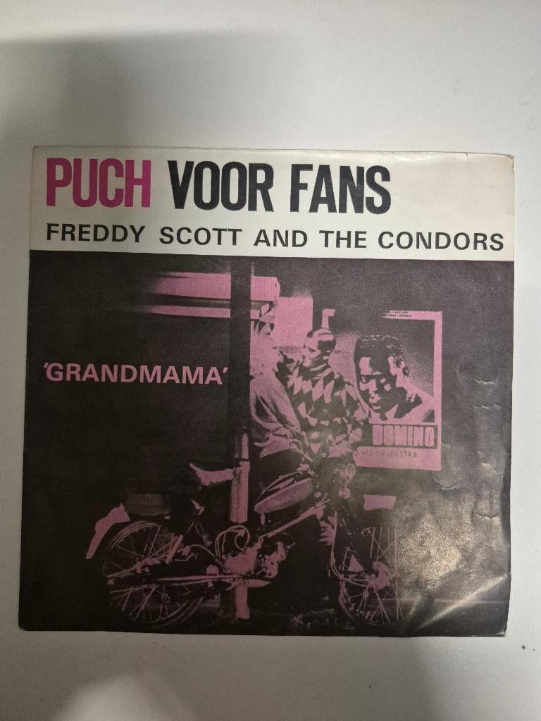 Freddy Scott and the Condors. Grandmama. Puch voor fans., Gebruikt, Ophalen of Verzenden, Pop, Fotohoes