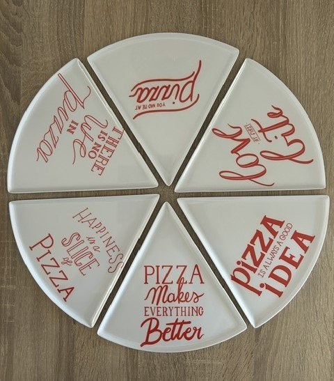 Cosy & Trendy - set pizzabordjes, Kunststof, Nieuw, Ophalen of Verzenden, Bord(en)