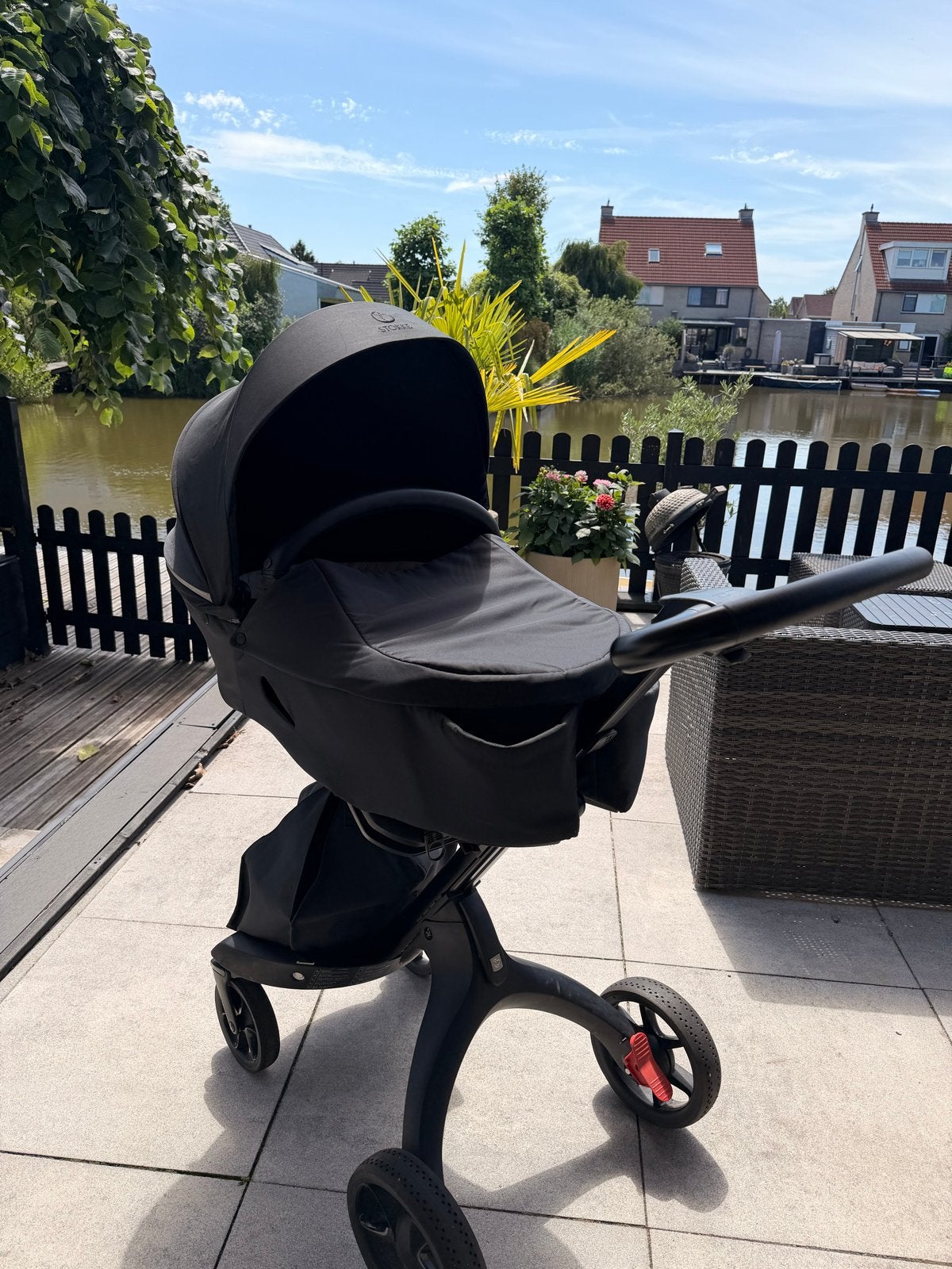 Stokke Xplory X Combiwagen met Reiswieg en Accessoires, Zo goed als nieuw, Combiwagen, Met reiswieg, Ophalen