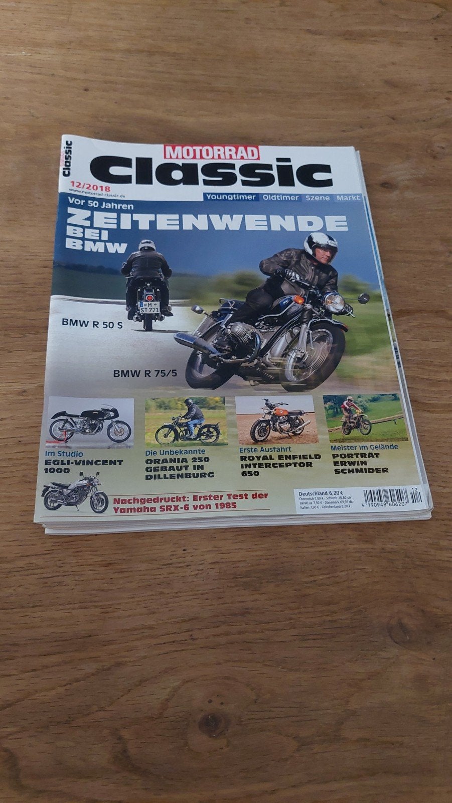 Motorrad classic 3 exemplaren. Gelezen., Boeken, Motoren, Verzenden, Gelezen