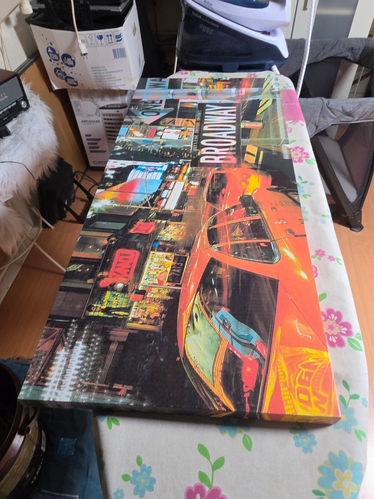 broadway schilderij zie ook foto,s ervan, Ophalen