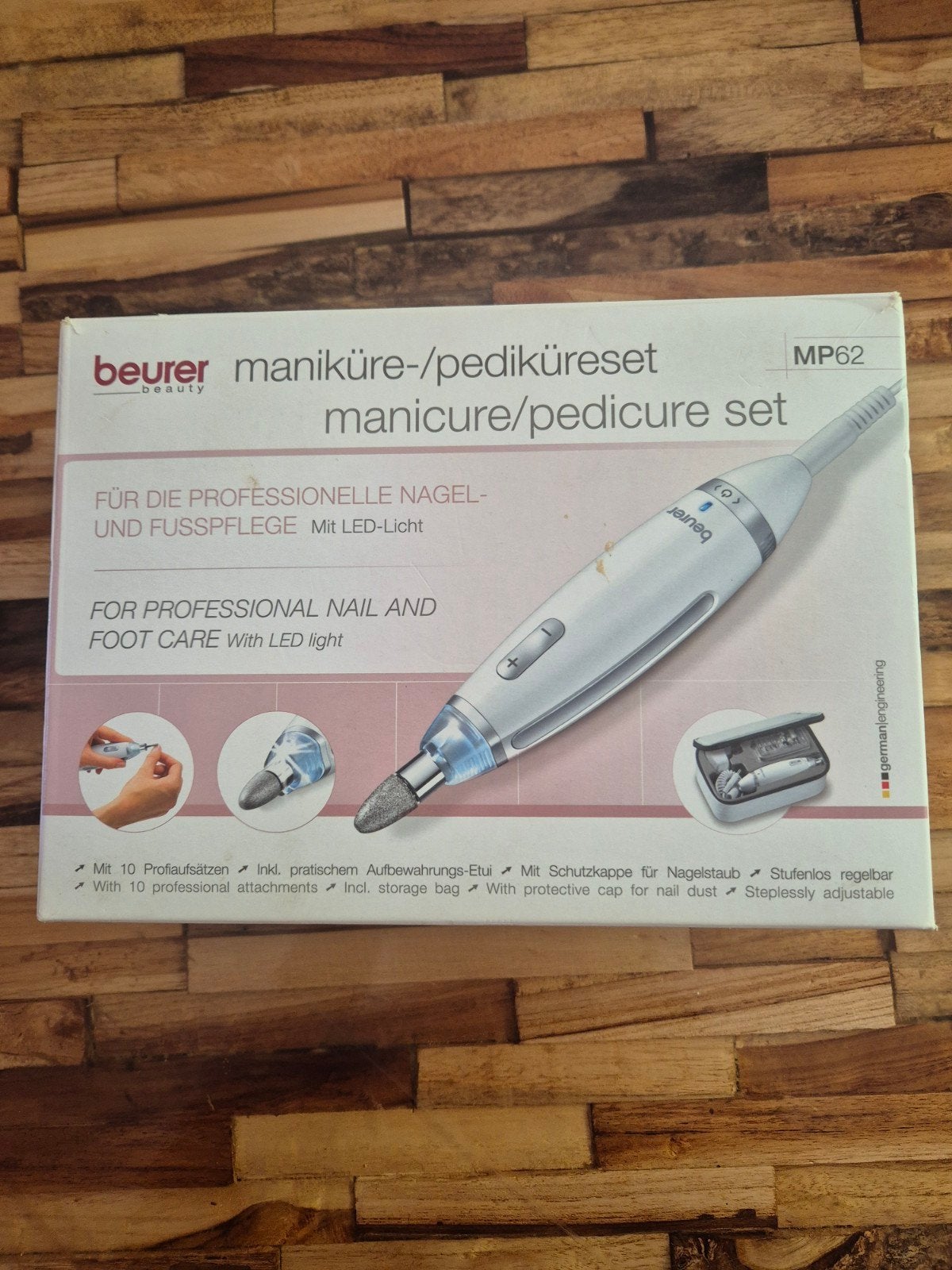 Beurer MP 62 Manicure/Pedicure Set - Zo goed als nieuw, Witgoed en Apparatuur, Persoonlijke-verzorgingsapparatuur, Ophalen of Verzenden