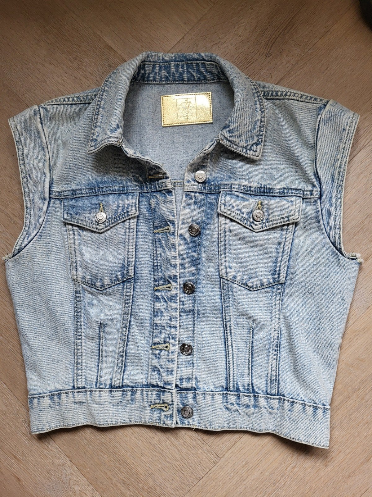only spijkerjas, spijkergilet maat s, Only, Ophalen of Verzenden, Nieuw, Blauw