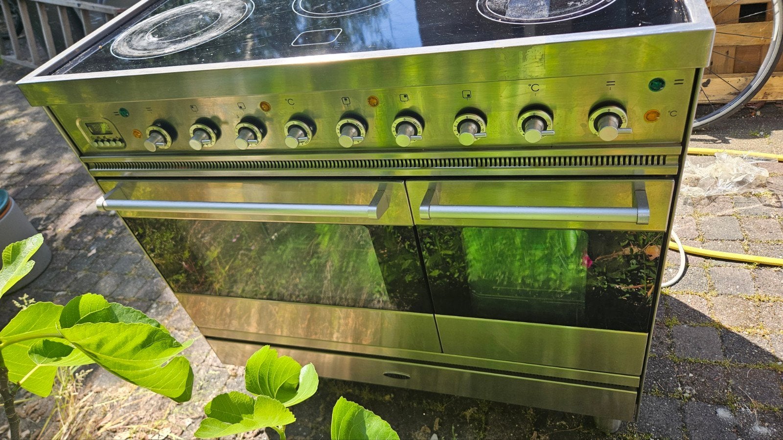 Boretti Keramisch Fornuis met Perilex Aansluiting, Ophalen, Gebruikt, 60 cm of meer, Keramisch