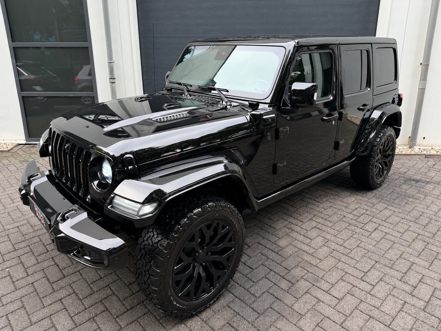 Jeep Wrangler Unlimited 4xe 380 Rubicon BTW BRUTE Leder/20 I, Auto's, Automaat, Zwart, 4 cilinders, Bedrijf