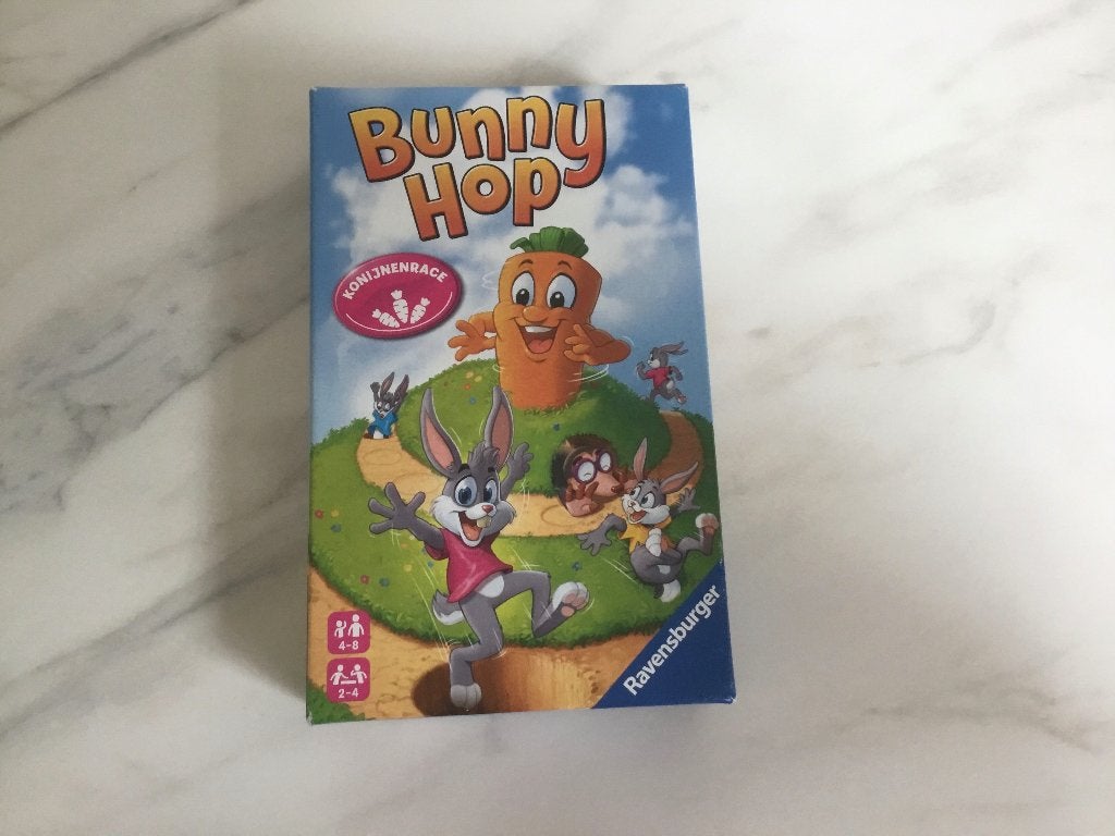 Bunny Hop reiseditie Ravensburger, Hobby en Vrije tijd, Gezelschapsspellen | Bordspellen, Ophalen of Verzenden, Zo goed als nieuw