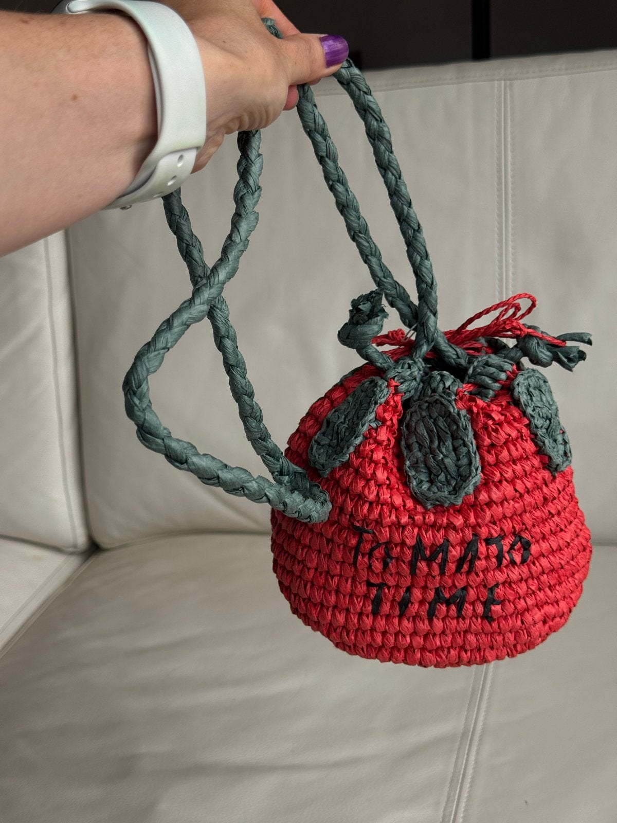 Zara Nieuwe Tomaten Tas - Uniek en Speels Design, Ophalen of Verzenden, Nieuw, Rood, Avondtasje