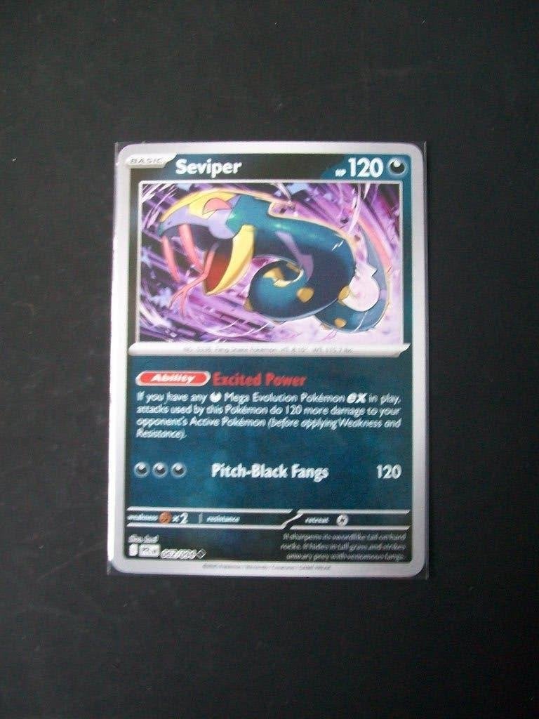 2882. Nieuwe Pokemon Kaart SEVIPER Holofoil HP 120 (062/094), Verzenden, Nieuw, Losse kaart, Foil