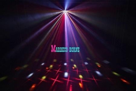 LED licht effect, Magic2 Derby, Stroboscoop, UV, R+G laser, Geluidgestuurd, Nieuw, Info@marbeco.nl, BeamZ
