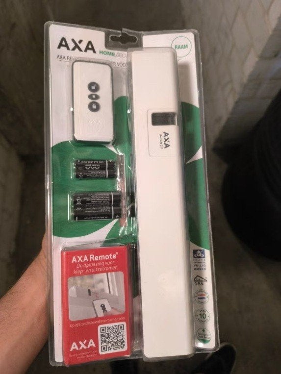 AXA RemoteNieuwe AXA Remote raamopener, Doe-het-zelf en Verbouw, Ophalen of Verzenden, Nieuw, Rvs, Slot