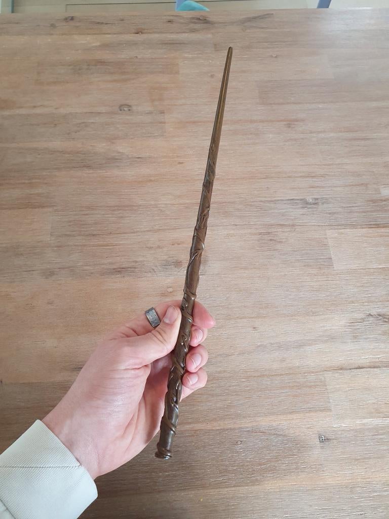 Toverstaf Hermelien / Hermione van Harry Potter films, Verzamelen, Harry Potter, Ophalen of Verzenden, Zo goed als nieuw