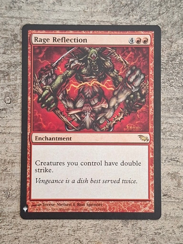 Rage Reflection - Magic the Gathering, Hobby en Vrije tijd, Verzamelkaartspellen | Magic the Gathering, Gebruikt, Losse kaart