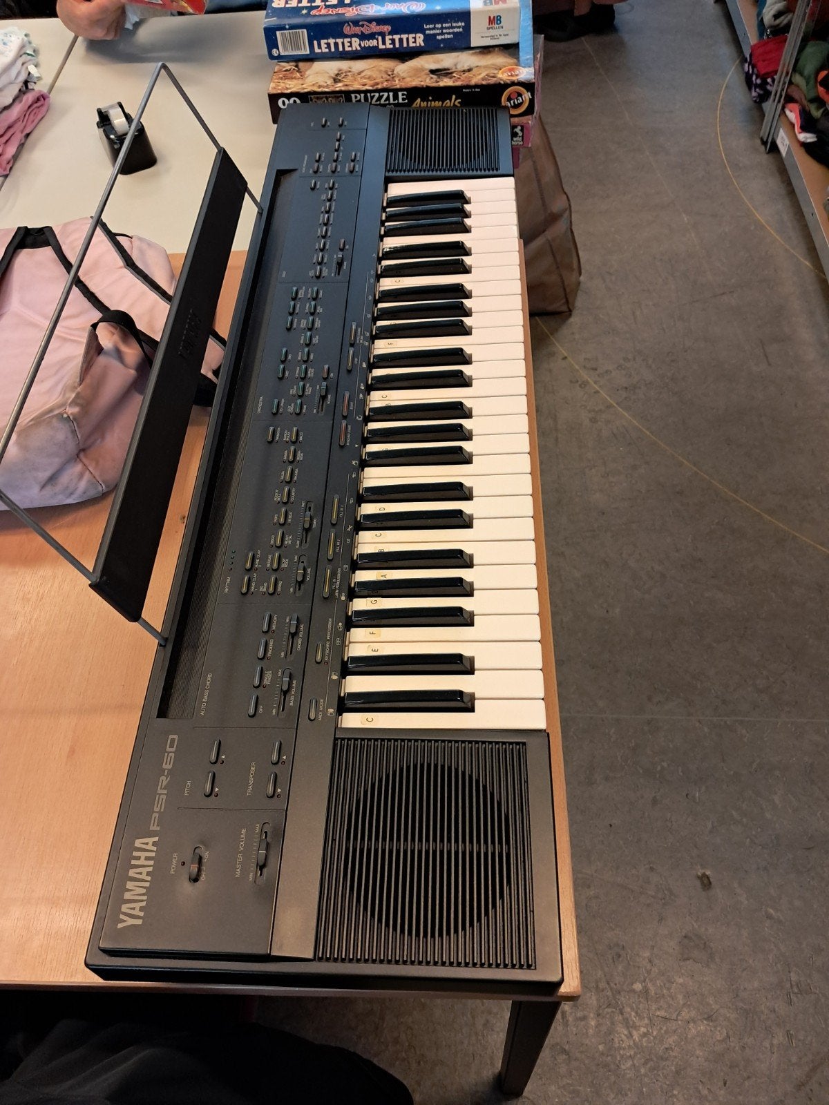 Yamaha PSR-60 Keyboard - Vintage Synthesizer, Ophalen, 61 toetsen, Gebruikt, Midi-aansluiting