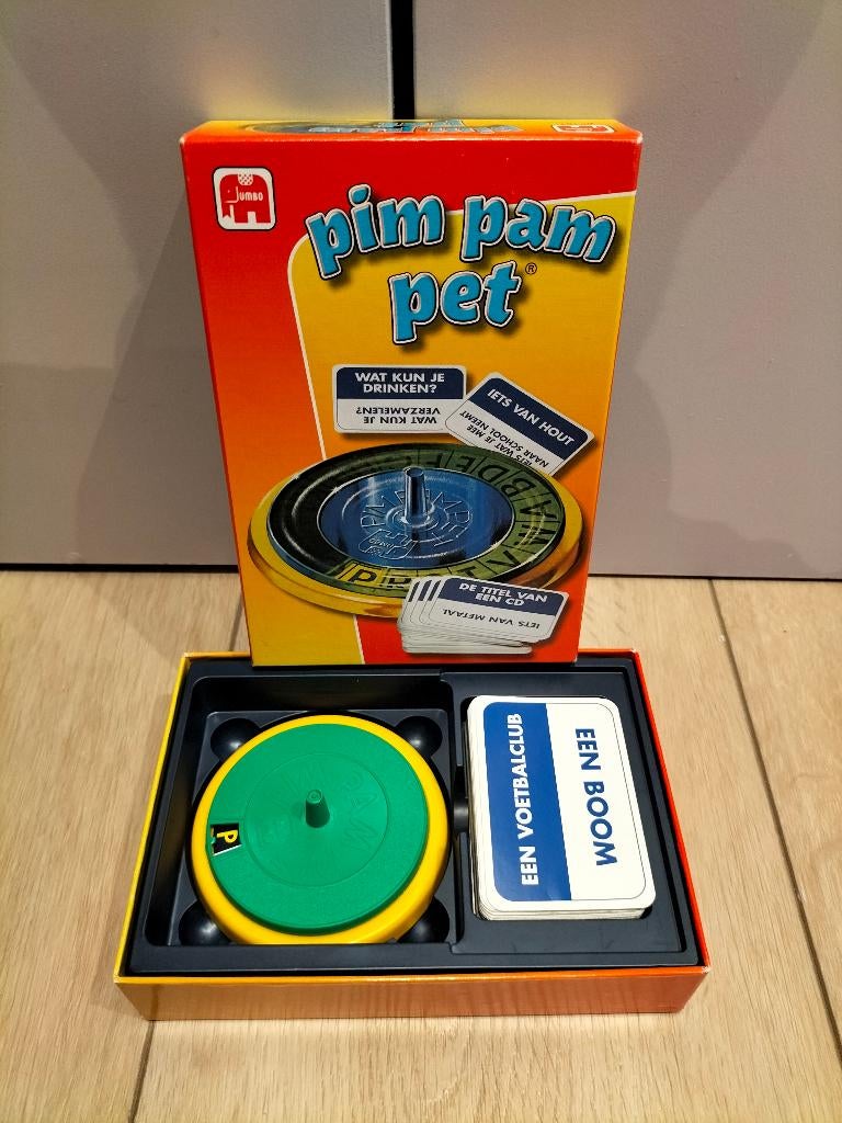 Pim Pam Pet - spel van Jumbo - moderne versie, Hobby en Vrije tijd, Gezelschapsspellen | Kaartspellen, Vijf spelers of meer, Ophalen of Verzenden