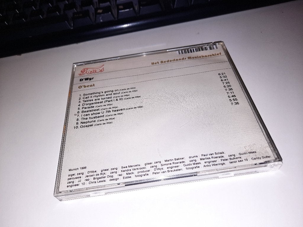 CD RARE FONOS D'wys – O'beat, Cd's en Dvd's, Ophalen, Zo goed als nieuw