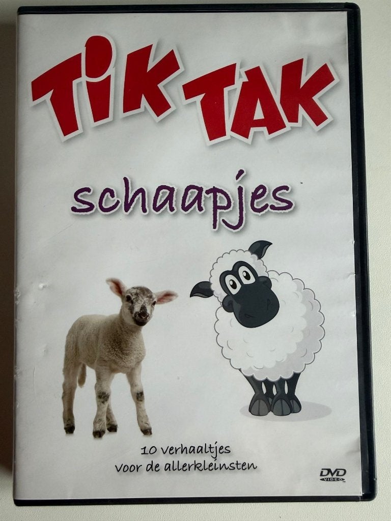 Tik tak - Schaapjes DVD | Actie 5=4, Cd's en Dvd's, Dvd's | Kinderen en Jeugd, Alle leeftijden, Ophalen of Verzenden, Zo goed als nieuw