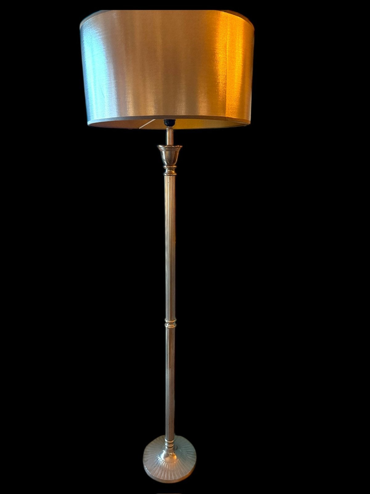 Vintage vloerlamp, Vintage design empire retro klassiek regency, Ophalen of Verzenden, 150 tot 200 cm, Textiel