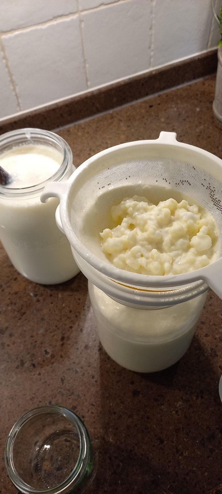 Melkkefir, Ophalen