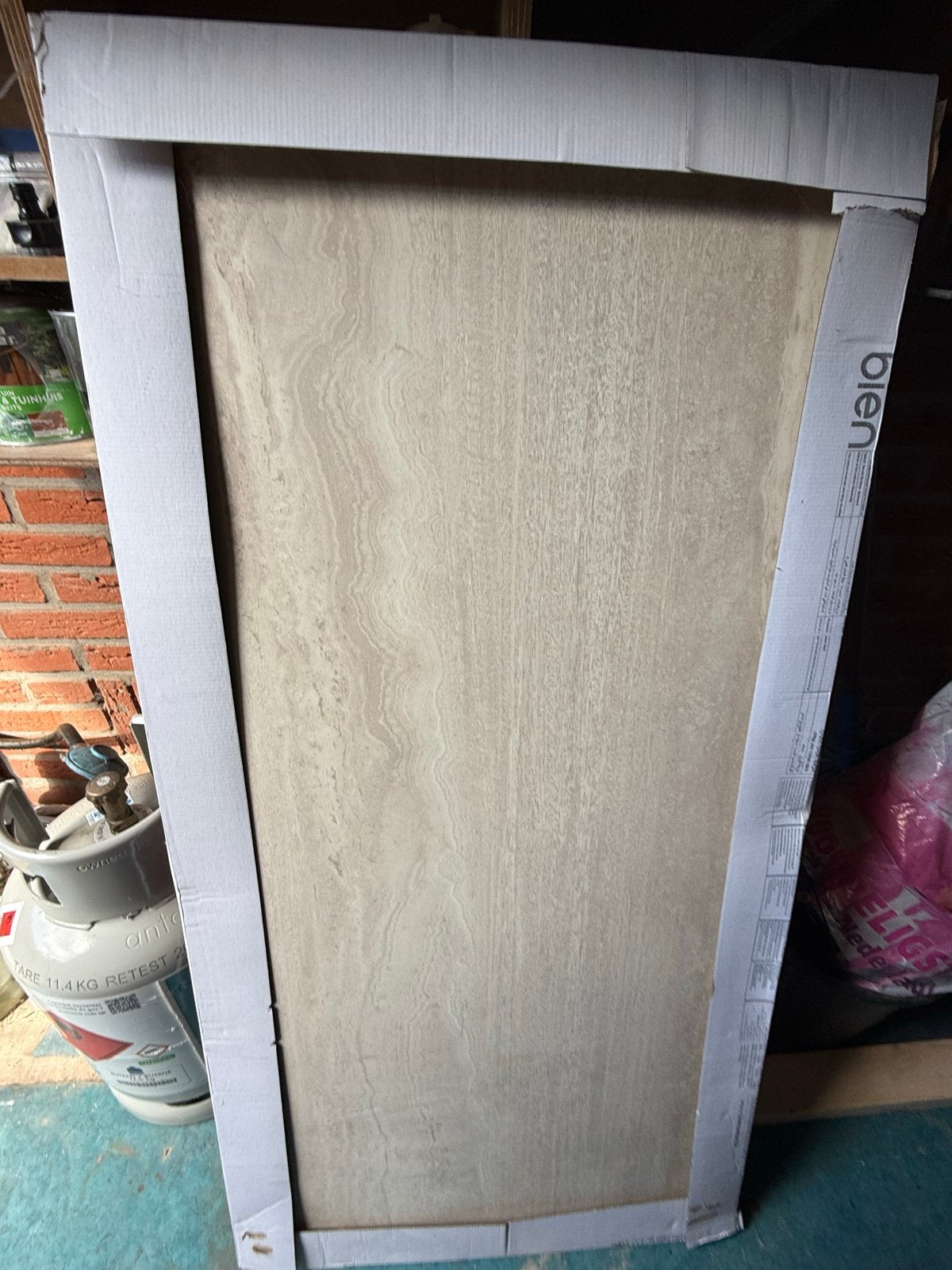 Travertin tegel 1 stuks 120x60cm, Ophalen, Nieuw, Minder dan 5 m², 20 tot 40 cm