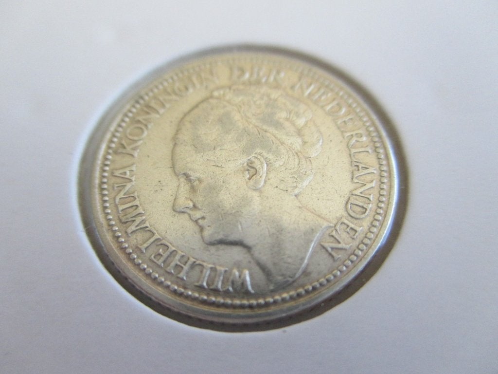 Kwartje 1928, Postzegels en Munten, Munten | Nederland, Zilver, 25 cent, Ophalen of Verzenden, Koningin Wilhelmina