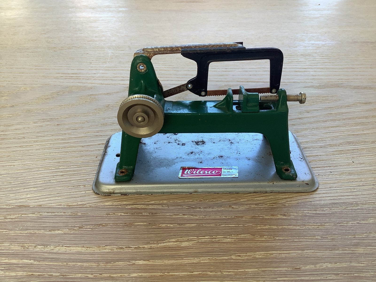 Wilesco D5/D6 Metaalzaagmachine - Vintage Model, Antiek en Kunst, Ophalen of Verzenden