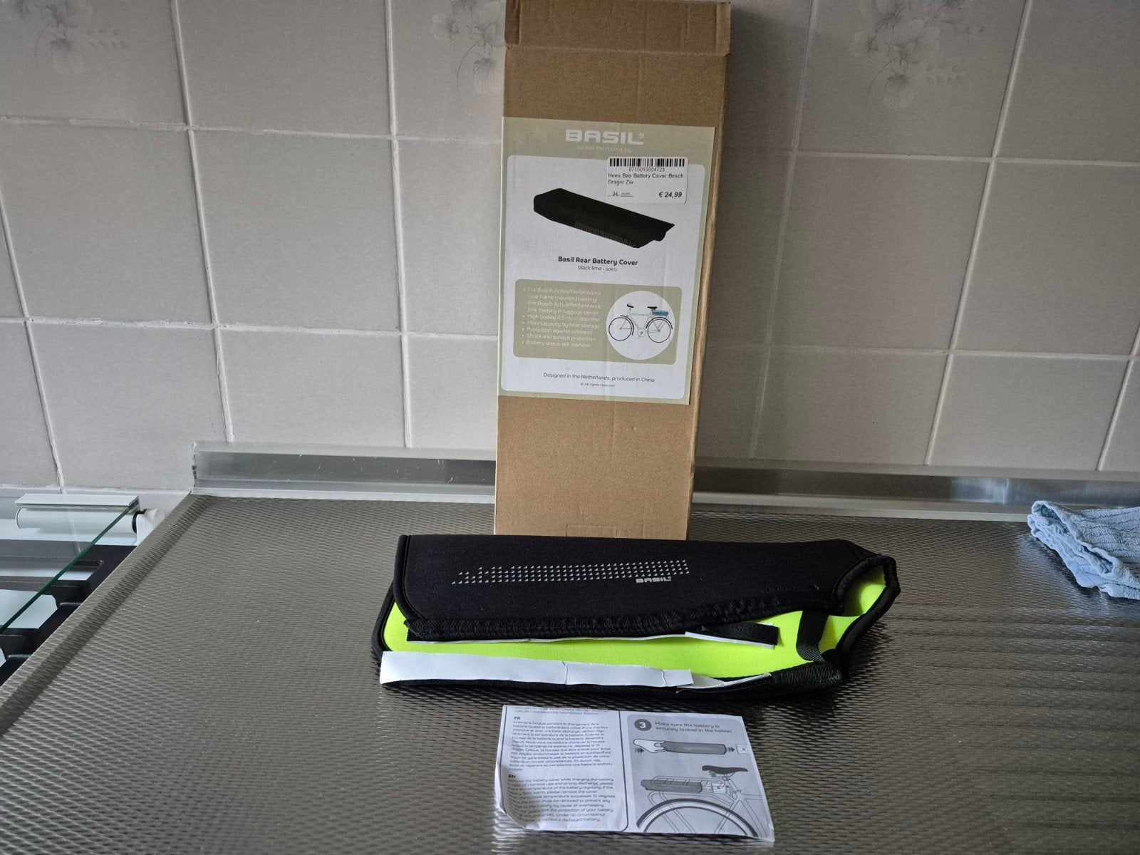 BASIL E-BIKE ACCU BESCHERMHOES NIEUW, Ophalen, Nieuw