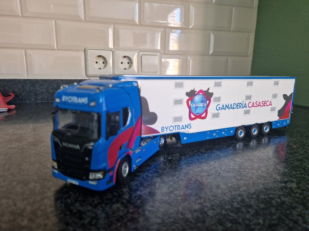 WSI-model 1:50 Scania R HIGHLINE met Berdex trailer, Ophalen of Verzenden, Nieuw, Bus of Vrachtwagen, Wsi