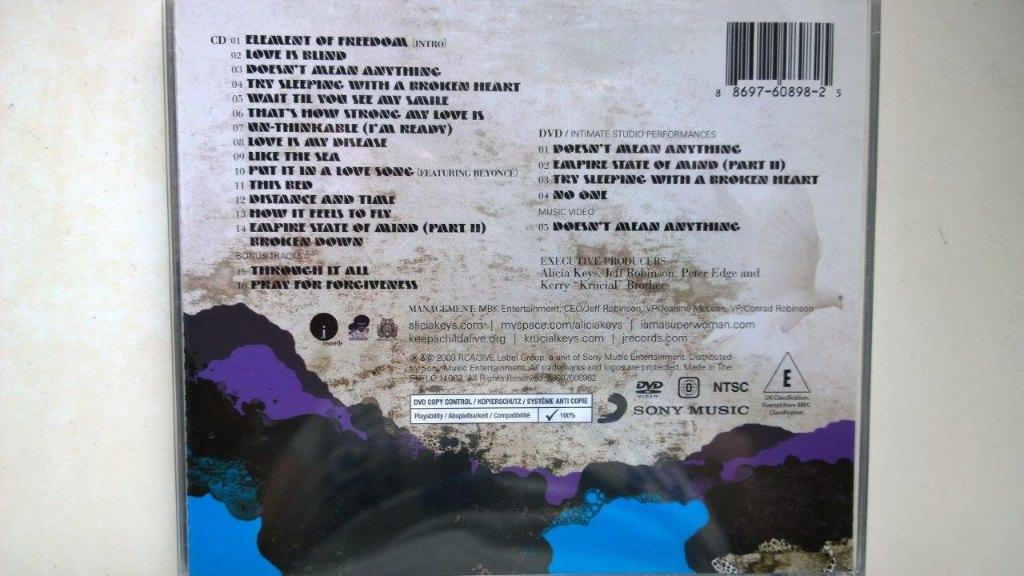 Alicia Keys - The Element Of Freedom (CD + DVD), Ophalen of Verzenden, Zo goed als nieuw, Soul of Nu Soul