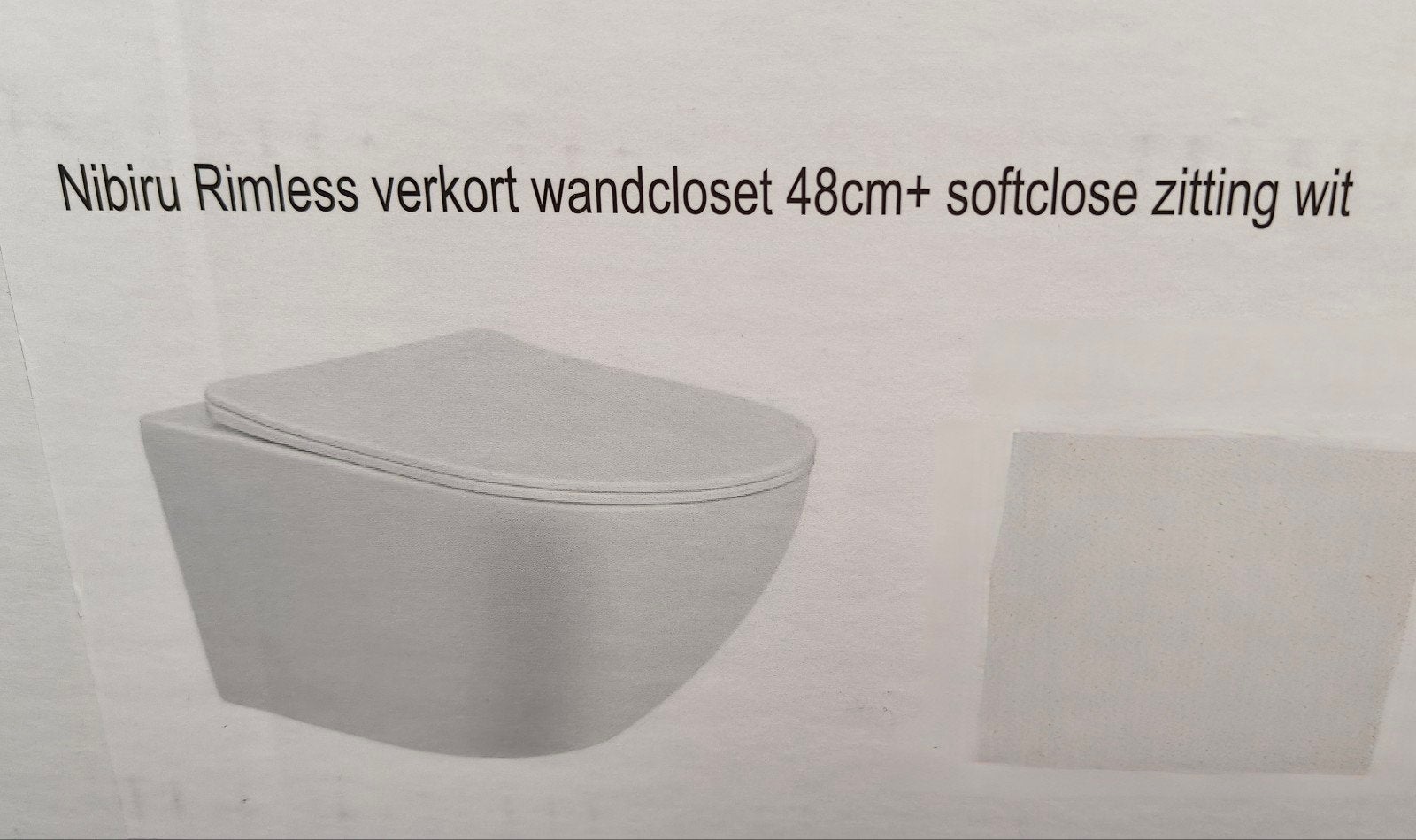 Rimless Toilet, Ophalen, Nieuw, Toilet