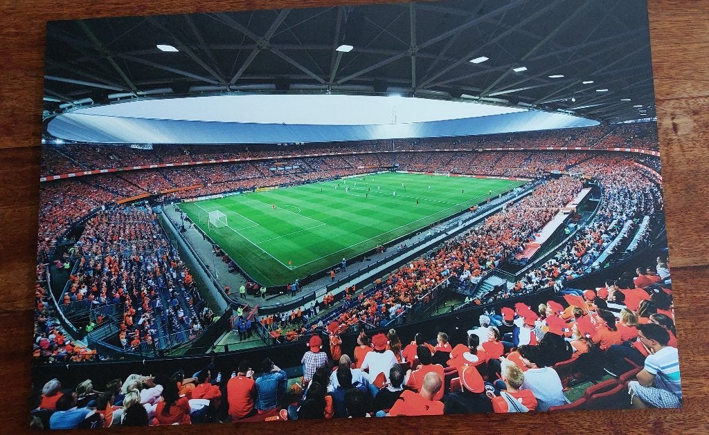 Foto de Kuip op aluminium, Ophalen of Verzenden, Zo goed als nieuw
