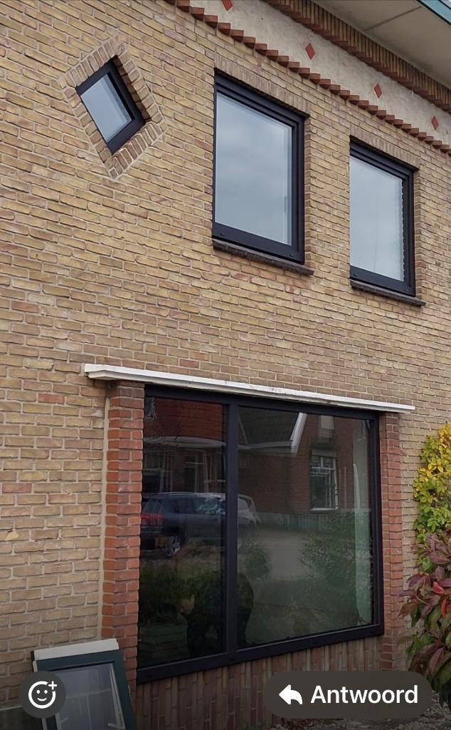 ENERGIE ZUINIGE KOZIJNEN/KUNSTSTOF/TRIPLE GLAS/MELDCODE GLAS, Kunststof, Nieuw, Ophalen of Verzenden, Inclusief glas