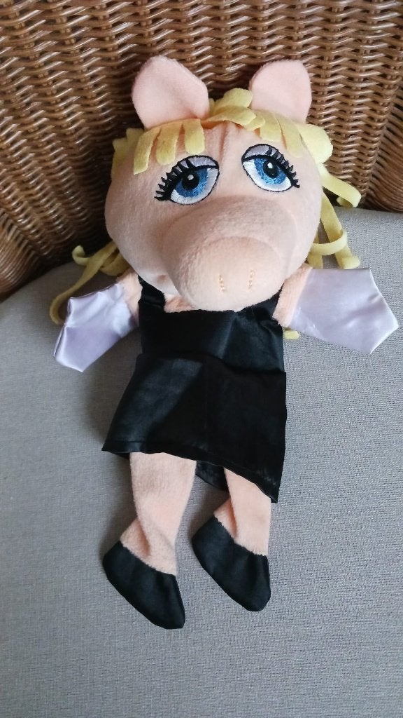 Muppets Handpop Miss Piggy, Ophalen of Verzenden, Zo goed als nieuw, Tv, Overige typen