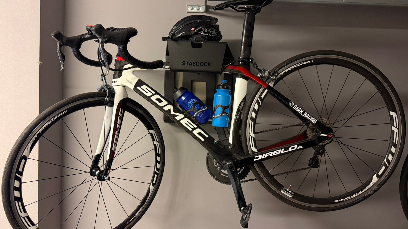 Somec Full carbon racefiets - Ultegra di2, Carbon, Zo goed als nieuw, Meer dan 20 versnellingen, Ophalen