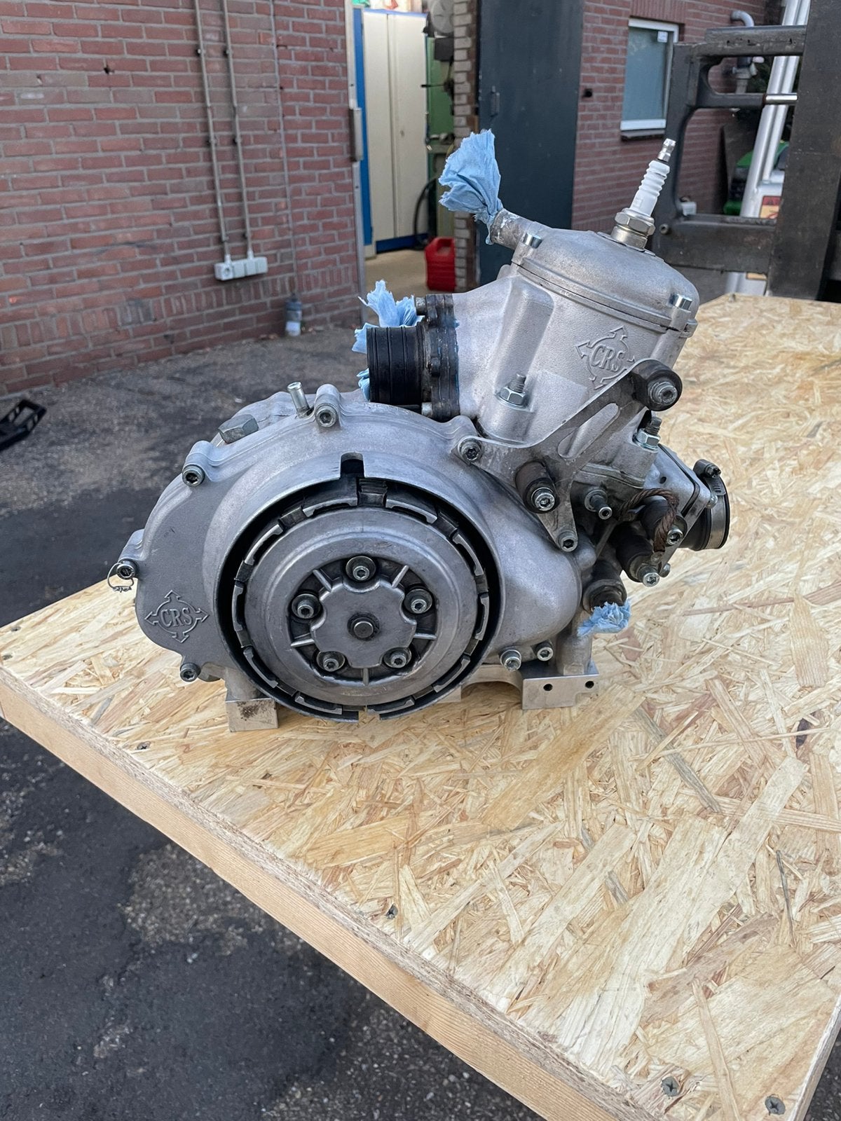 CRS 125cc schakel kart blok, Ophalen