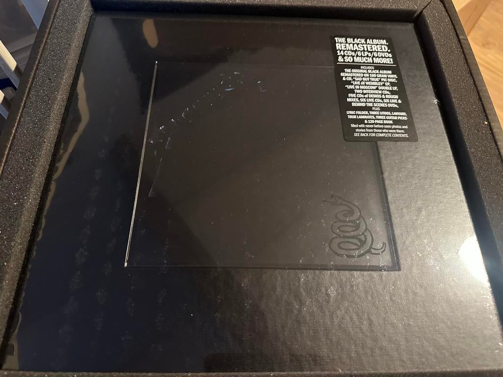 Metallica nieuwe gesealde boxset Black Album, Cd's en Dvd's, Ophalen, Nieuw in verpakking