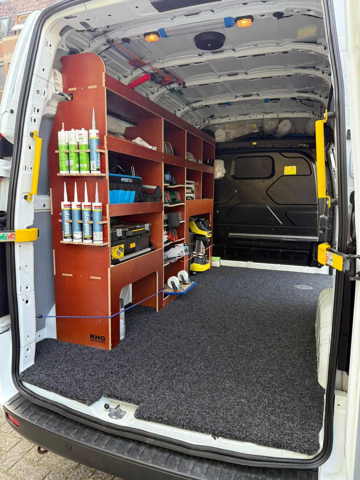 Modulair hout betimmering bus, bedrijfswagen inrichting, Ophalen, Nvt, Nvt, Nvt
