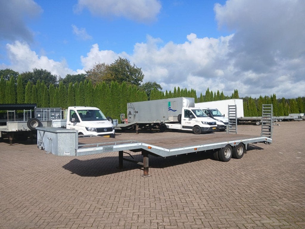 Veldhuizen BE oplegger / semi dieplader 10ton, Auto's, Bedrijf, Aanhangers en Opleggers, Te koop