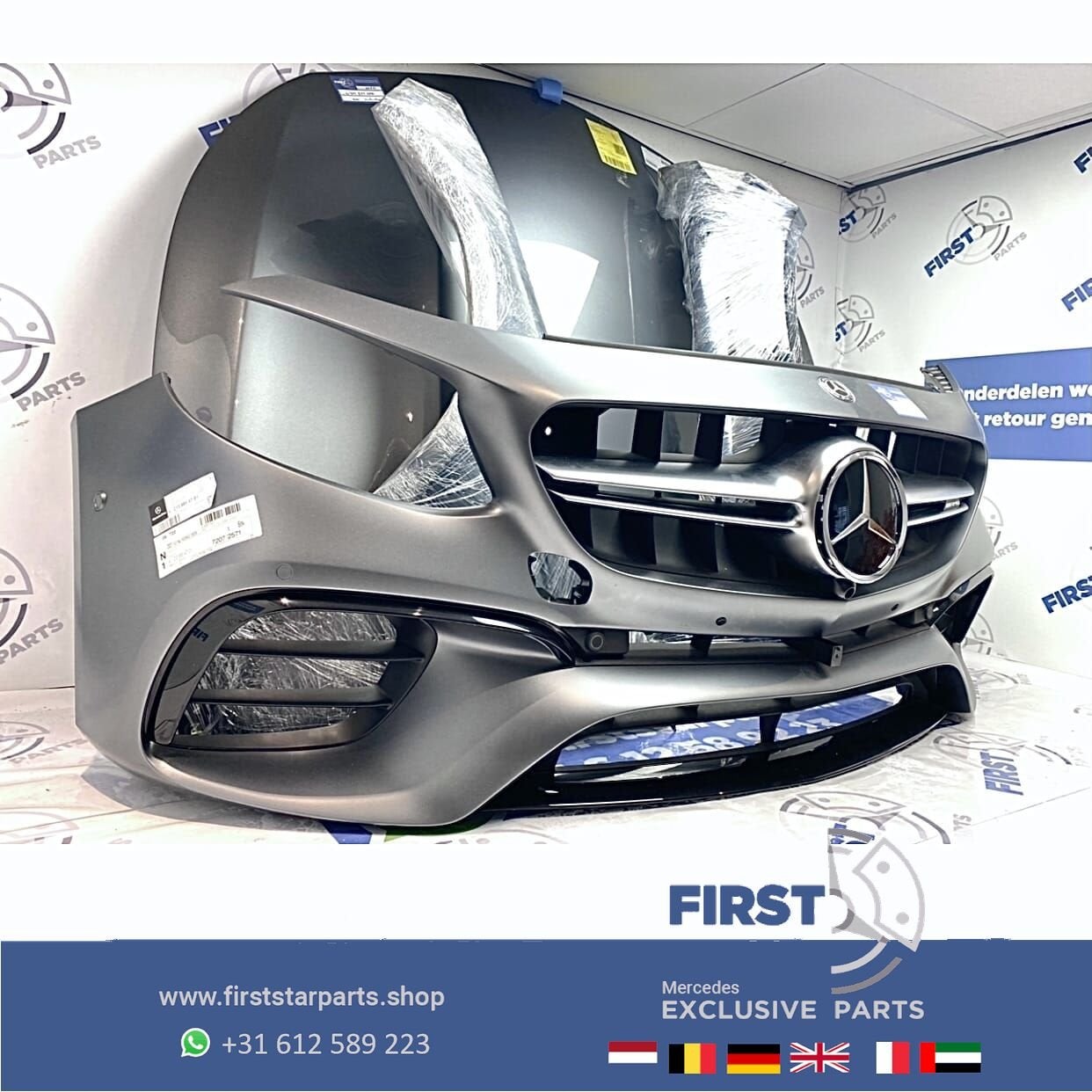 W213 E63 AMG Voorkop delen Mercedes E Klasse 63 2016-2020 Fr, Auto-onderdelen, Gebruikt, -, Voor, Ophalen of Verzenden