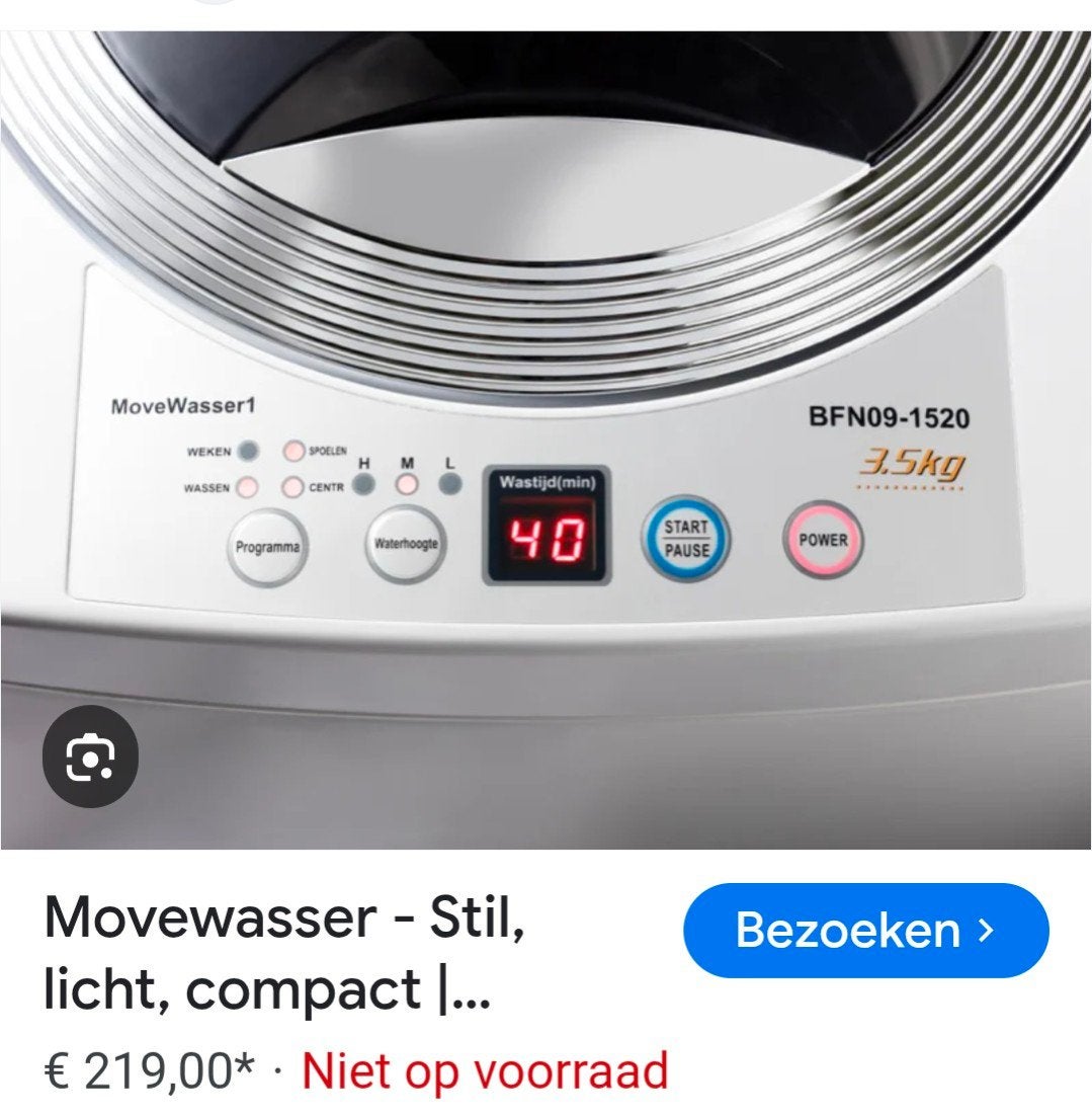 Mini lichtgewicht wasmachine. Nieuw., Witgoed en Apparatuur, Wasmachines, Nieuw, Minder dan 4 kg, Minder dan 85 cm, Minder dan 1200 toeren