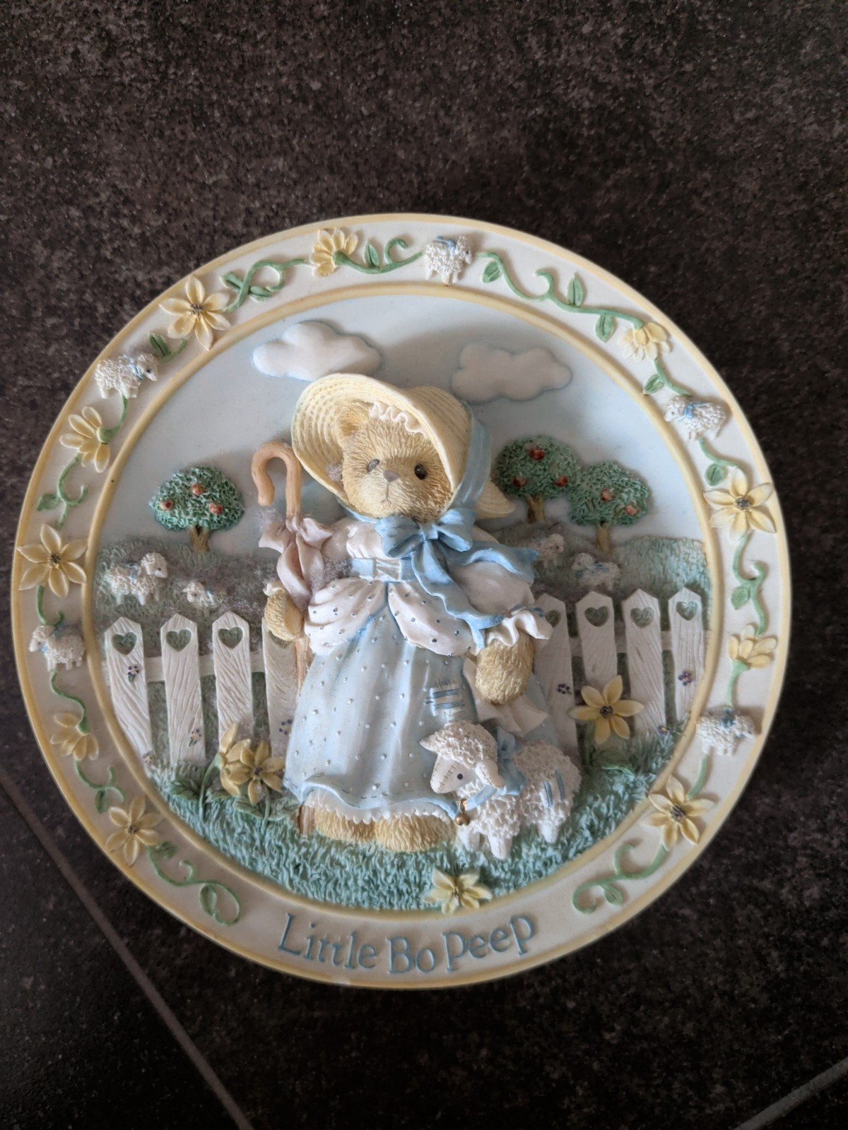 Cherished teddies wandbord little bo beep, Ophalen of Verzenden, Nieuw, Cherished Teddies