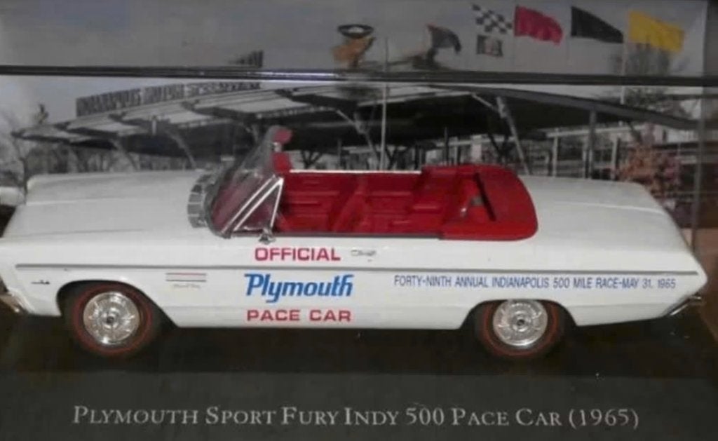 Plymouth Sport Fury Indy Pace Car '65 1/43 American cars 114, Verzenden, Nieuw, Auto, Overige merken