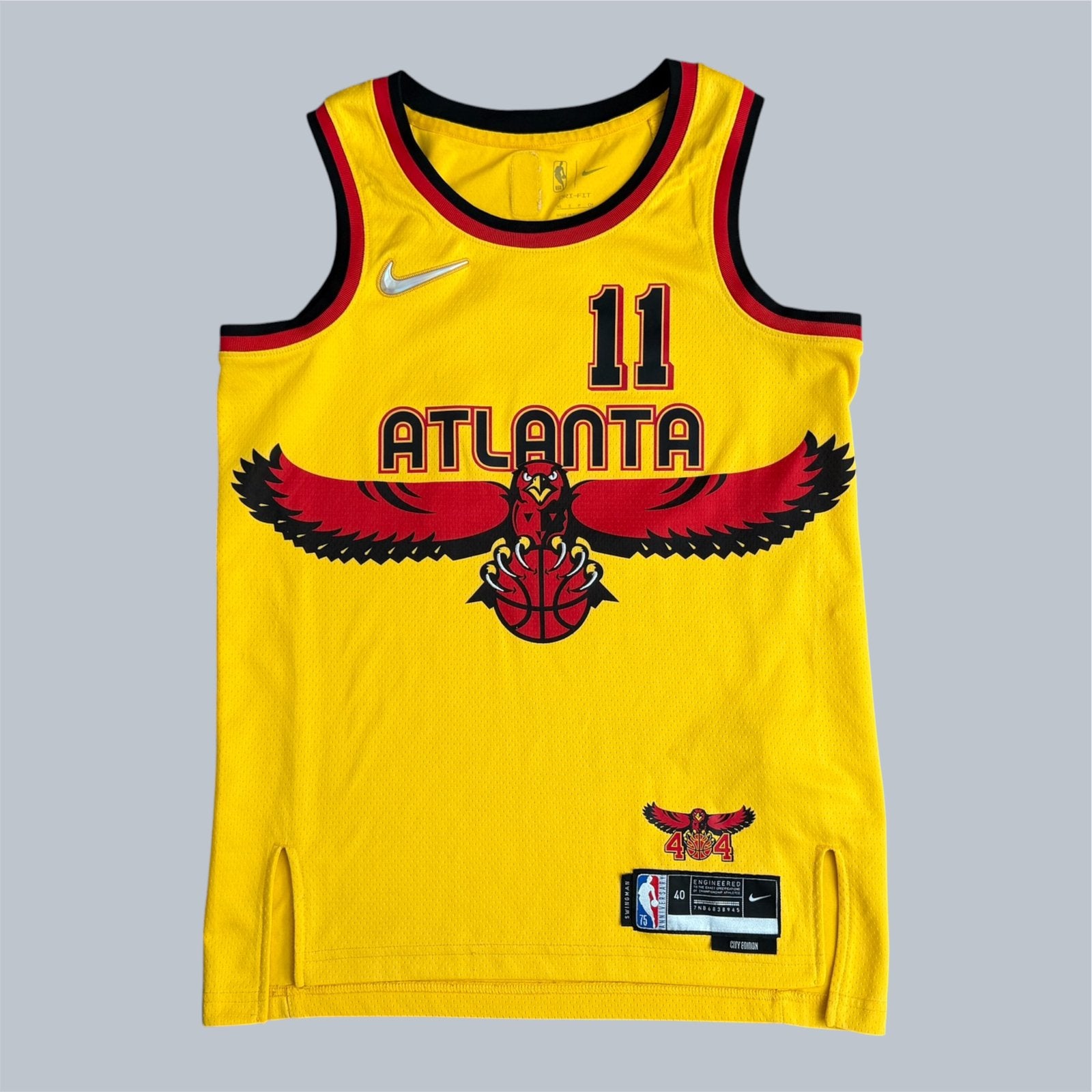 Nike NBA Trae Young CITY Hawks jersey maat S basketball top, Ophalen of Verzenden, Zo goed als nieuw, Kleding