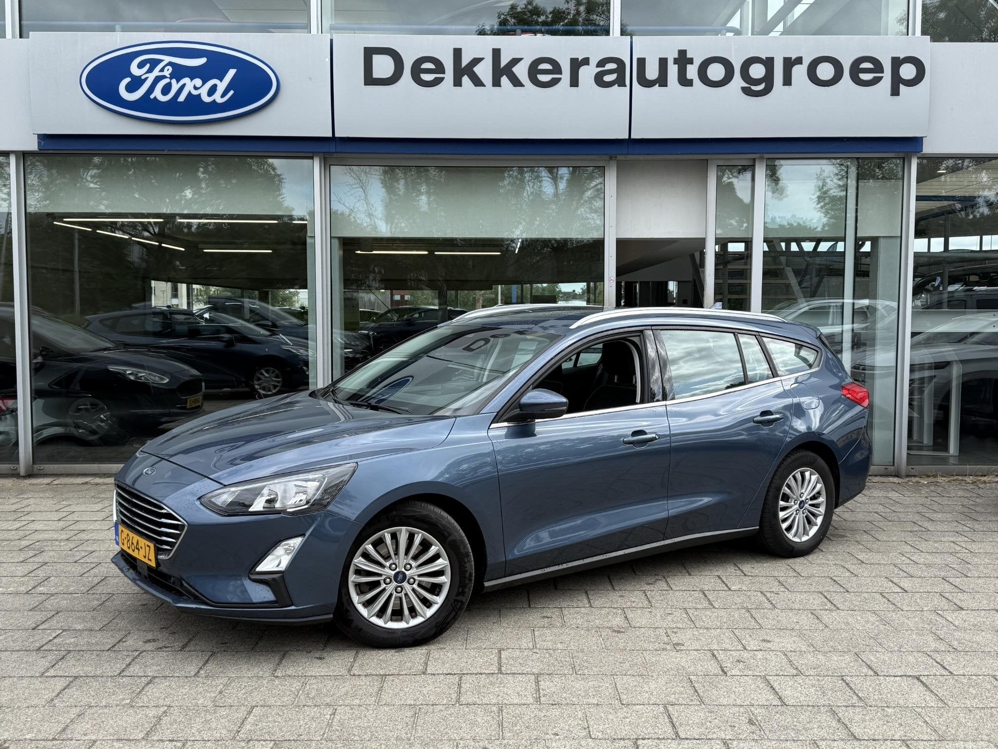 Ford Focus Wagon 1.0 EcoBoost Titanium +, Gebruikt, Euro 6, Automatische klimaatregeling, Origineel Nederlands