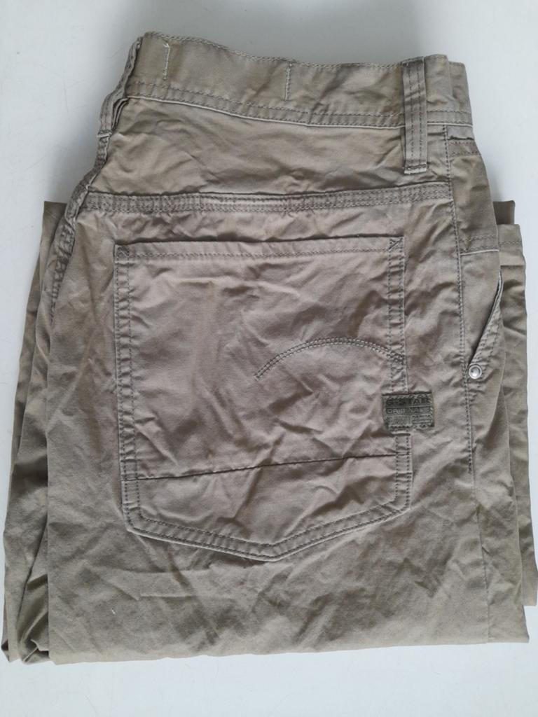 G star Raw Chino Stray Paint  / W30 L34 - zgan, Blauw, Zo goed als nieuw, Lang, Ophalen